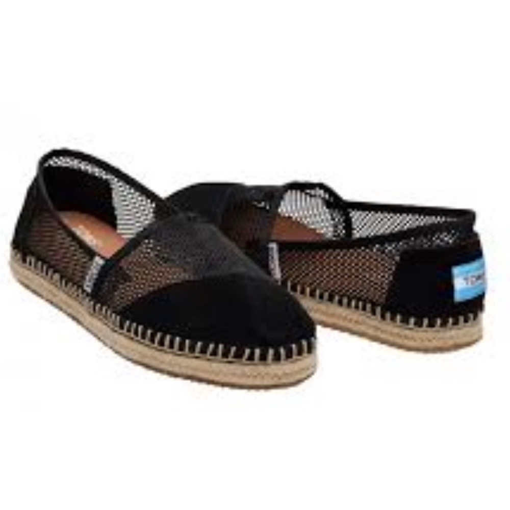TOMS Classic Black Mesh
